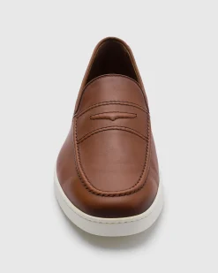 Peebles - Calfskin Loafer with Antique Finish
