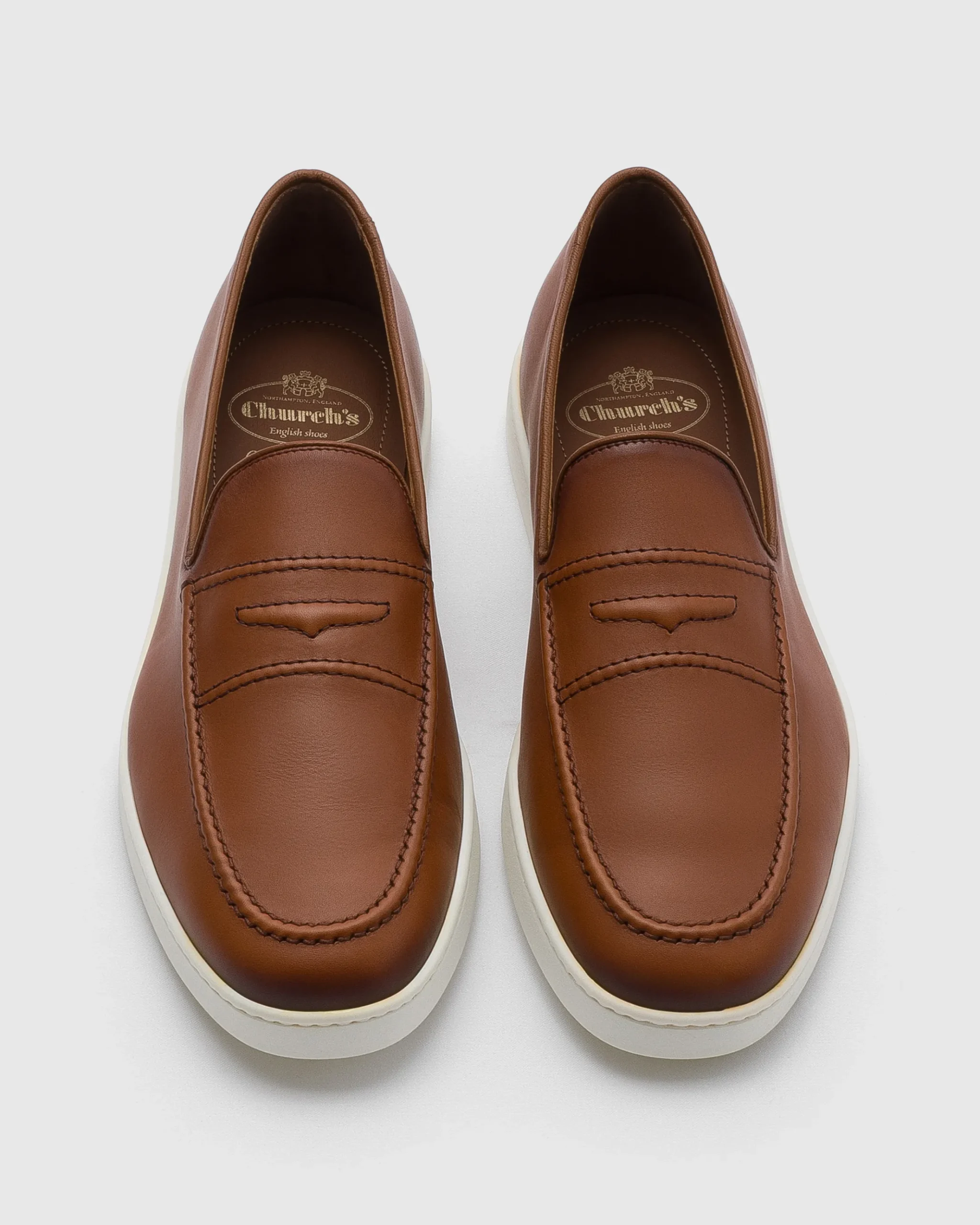 Peebles - Calfskin Loafer with Antique Finish