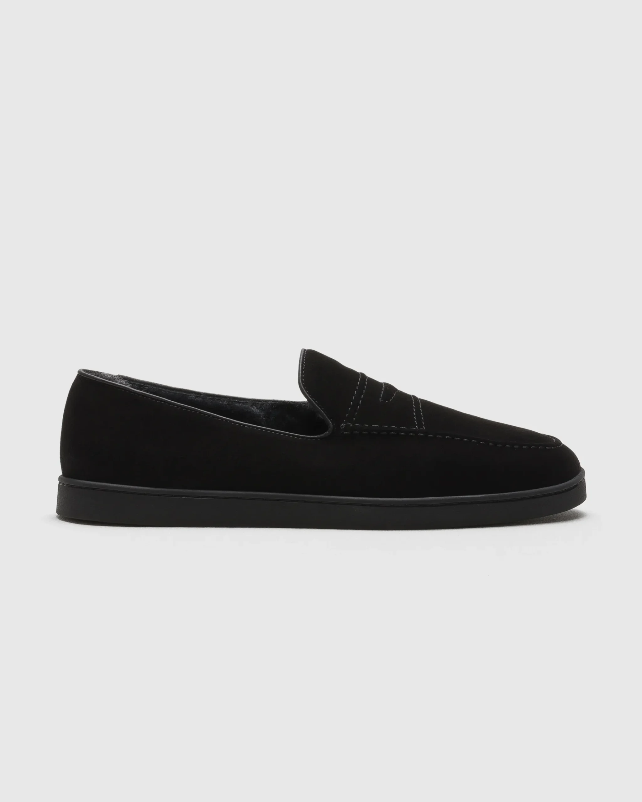 Peebles Fur - Suede and Sheepskin Loafer
