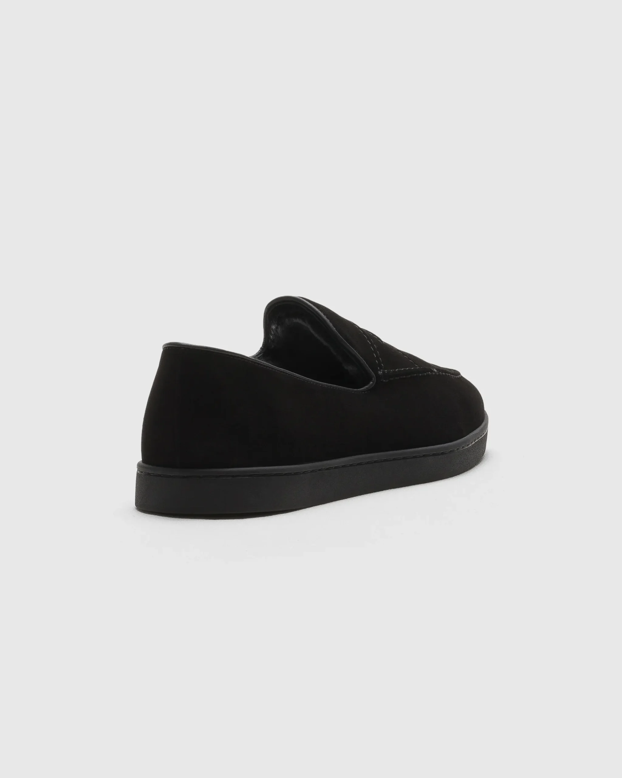 Peebles Fur - Suede and Sheepskin Loafer