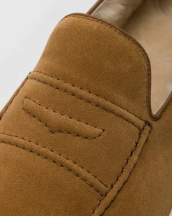 Peebles Fur - Suede and Sheepskin Loafer