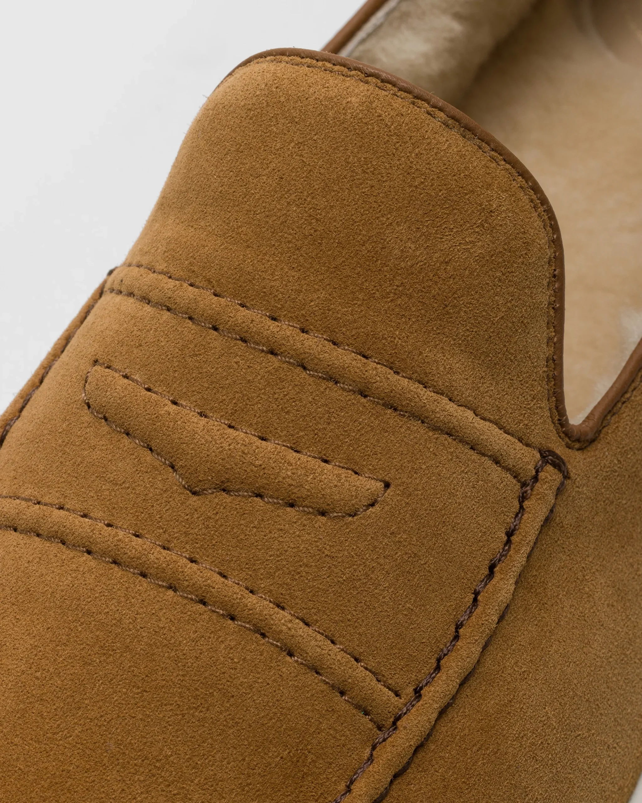 Peebles Fur - Suede and Sheepskin Loafer