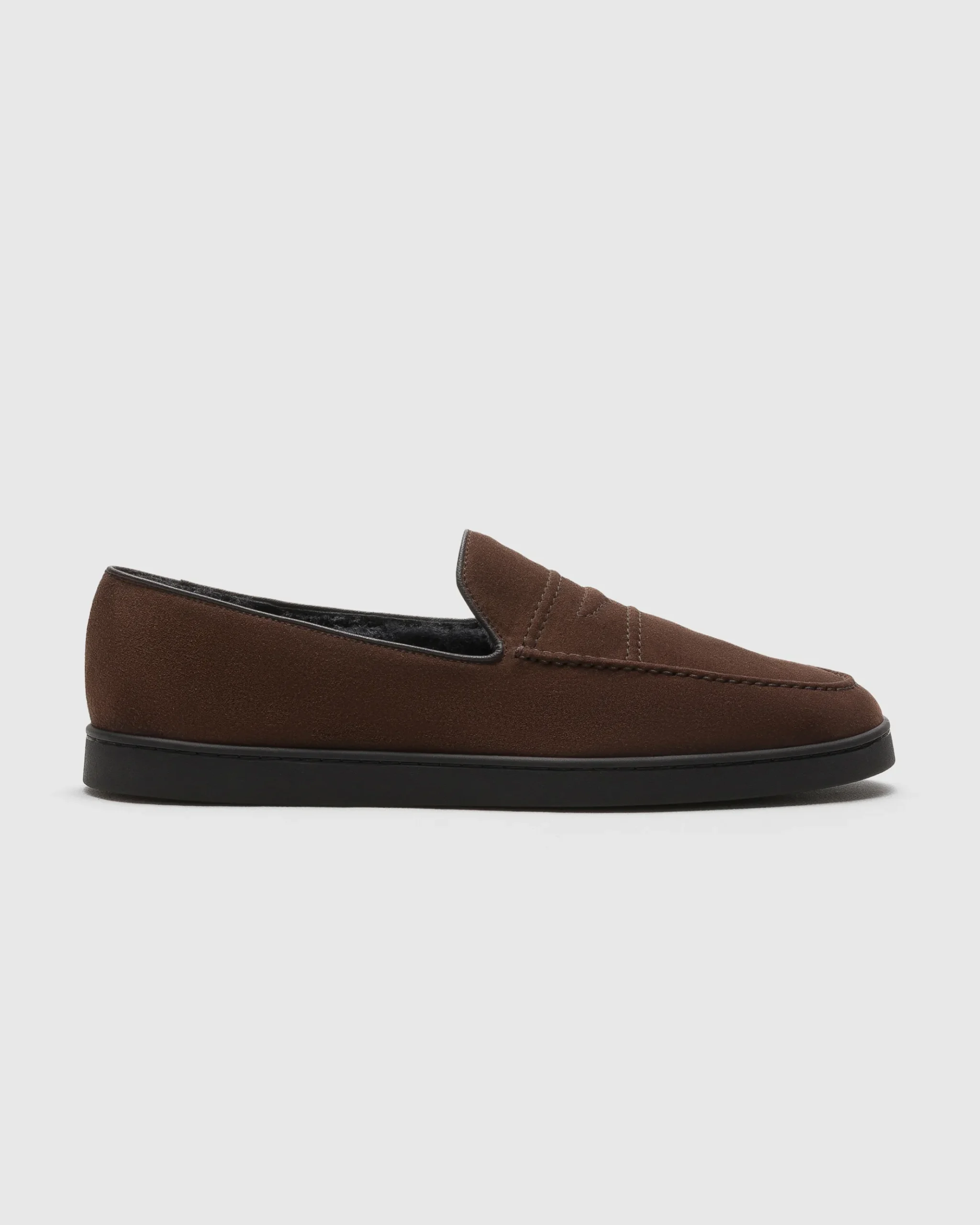 Peebles Fur - Suede and Sheepskin Loafer