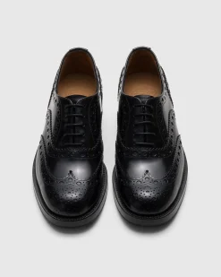 Pilar - Polished Fumé Leather Oxford Brogue