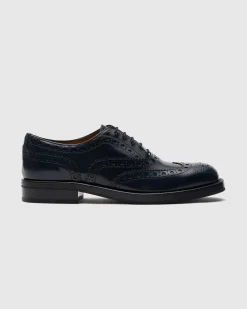 Pilar - Polished Fumé Leather Oxford Brogue