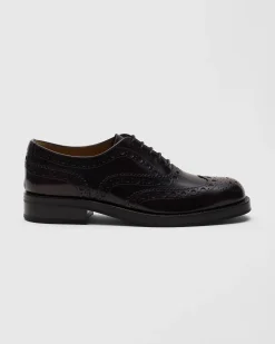 Pilar - Polished Fumé Leather Oxford Brogue