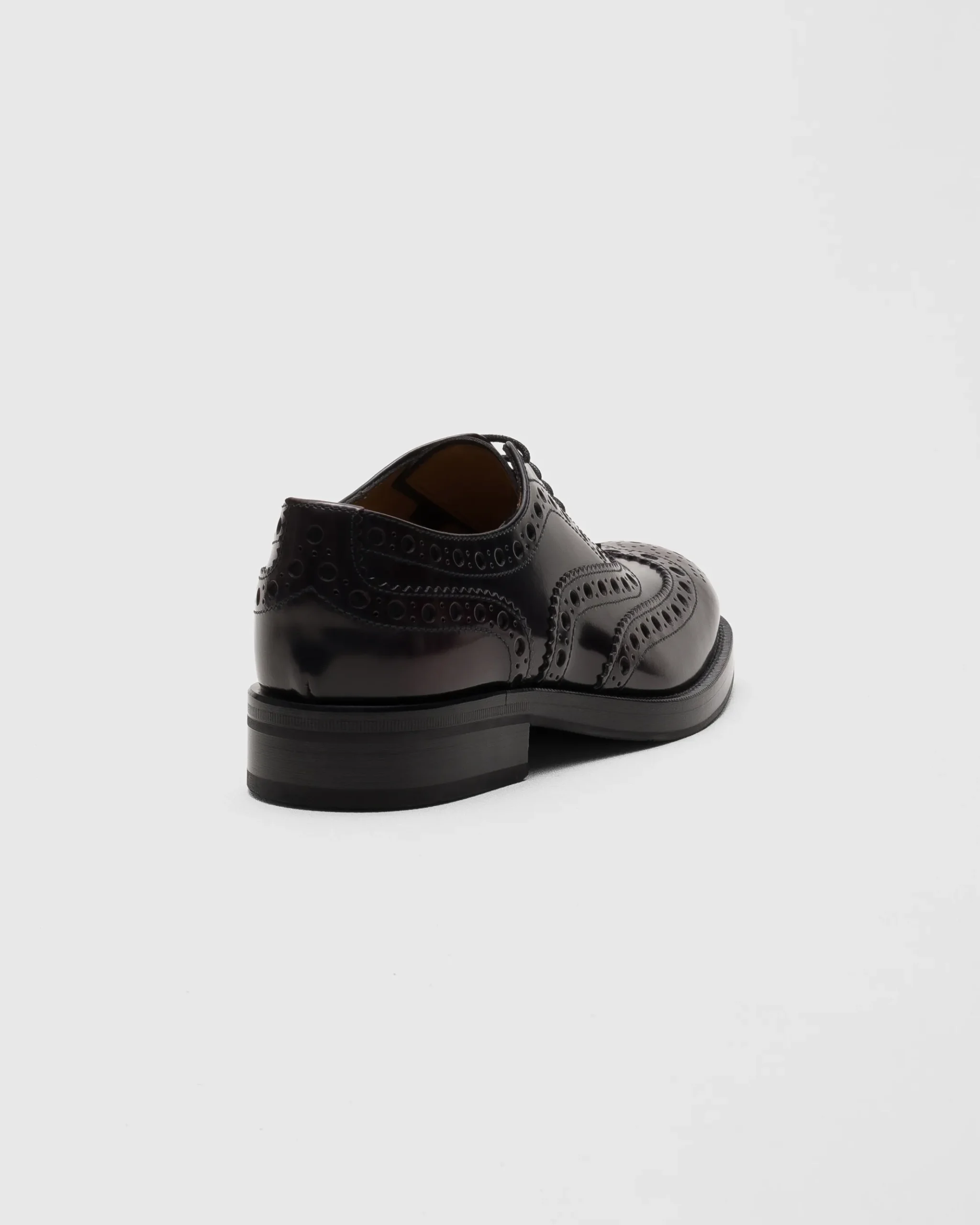 Pilar - Polished Fumé Leather Oxford Brogue