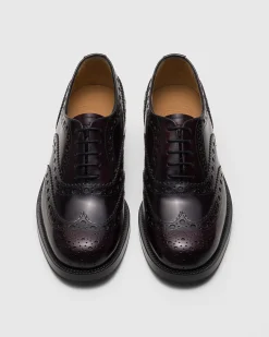 Pilar - Polished Fumé Leather Oxford Brogue