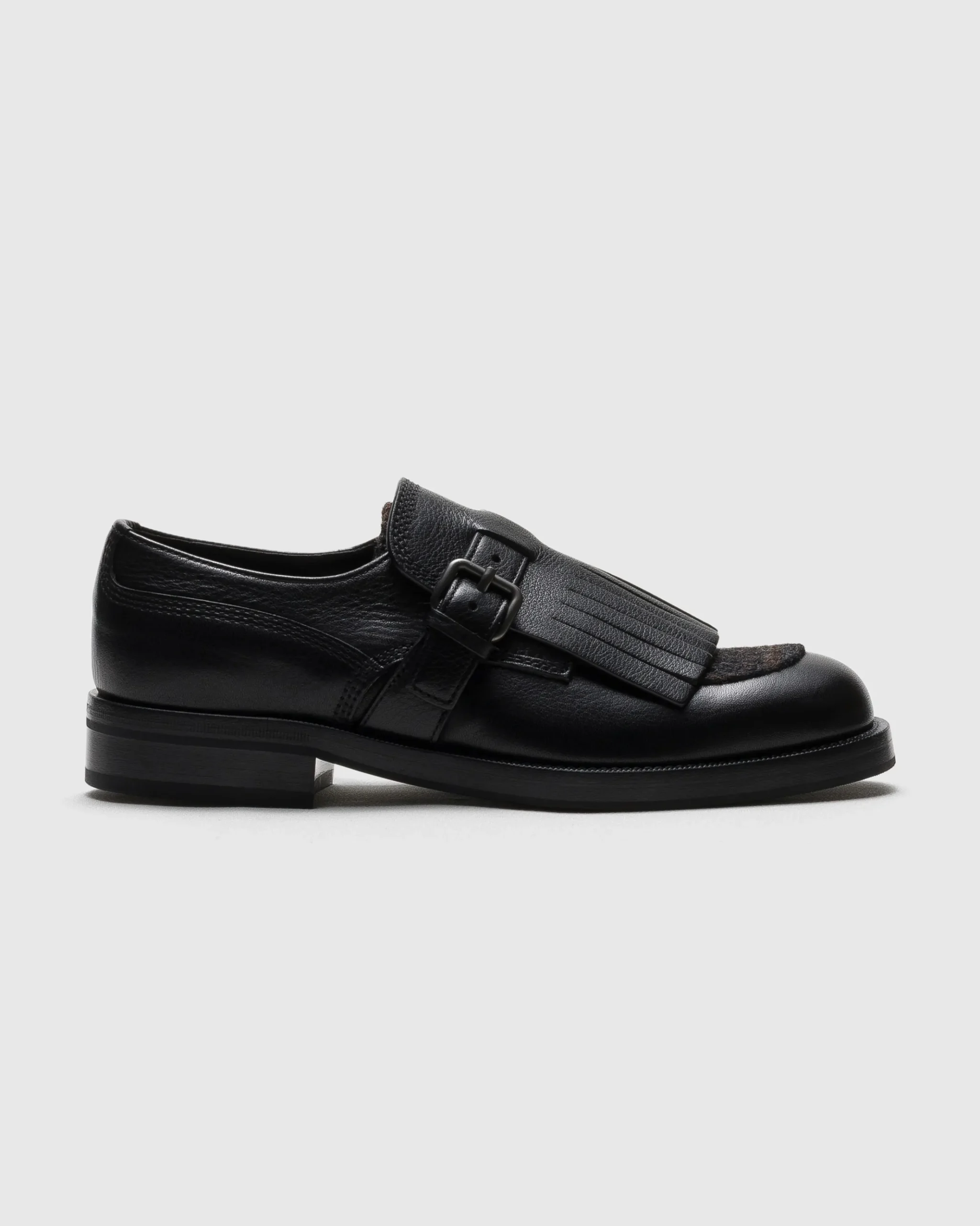 Piper - Soft Grain Leather Lace-up Monk Strap