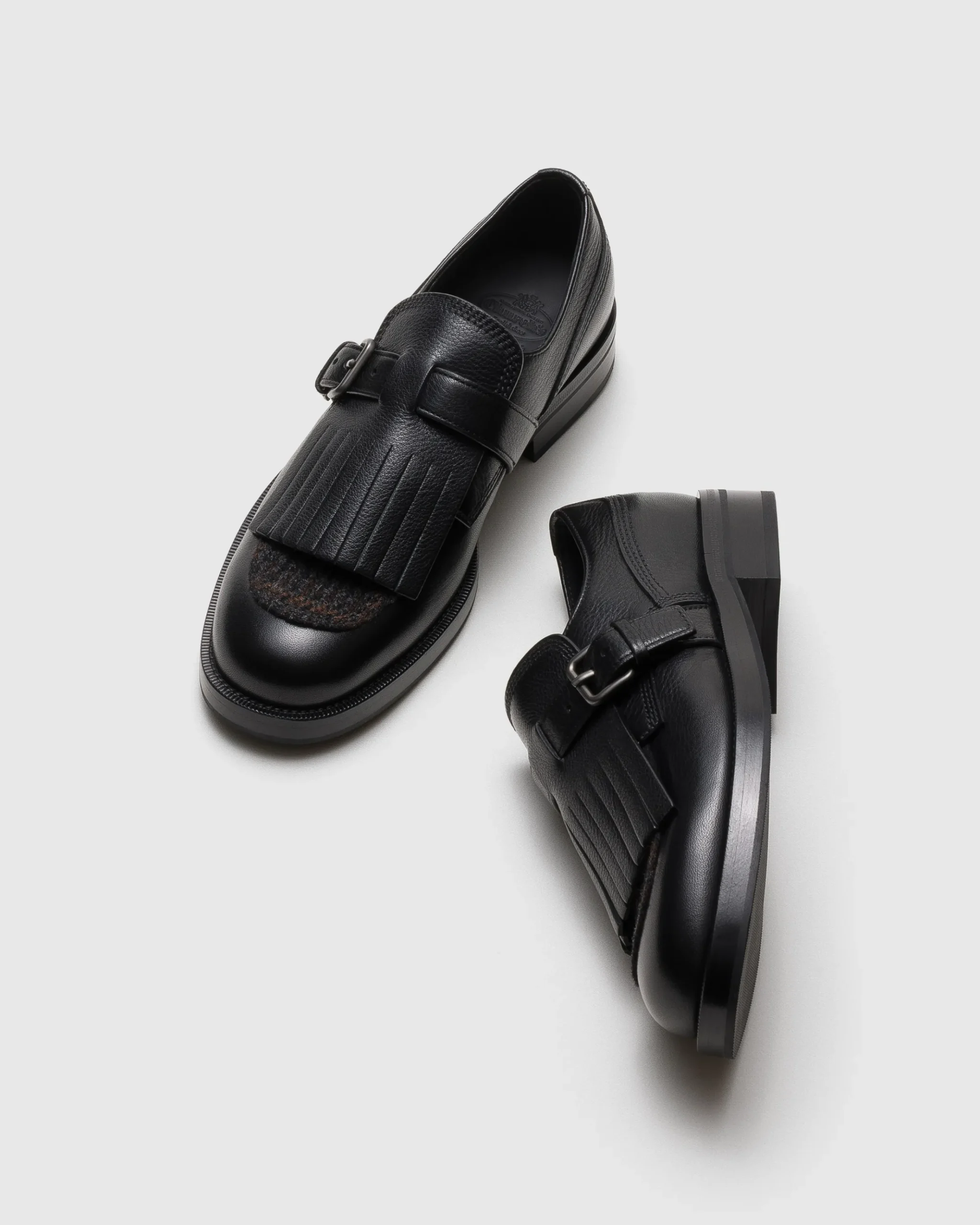 Piper - Soft Grain Leather Lace-up Monk Strap