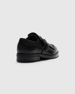 Piper - Soft Grain Leather Lace-up Monk Strap