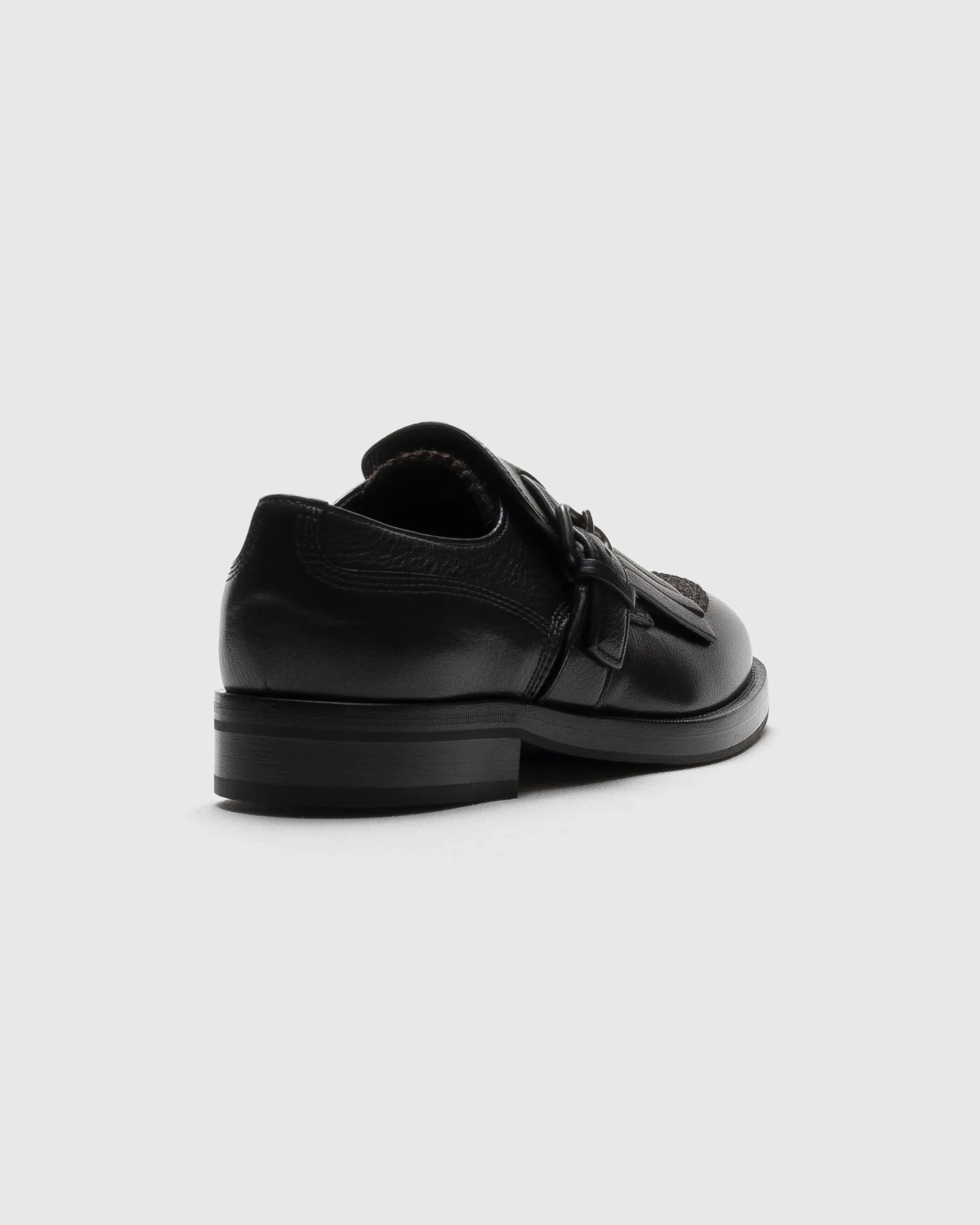 Piper - Soft Grain Leather Lace-up Monk Strap