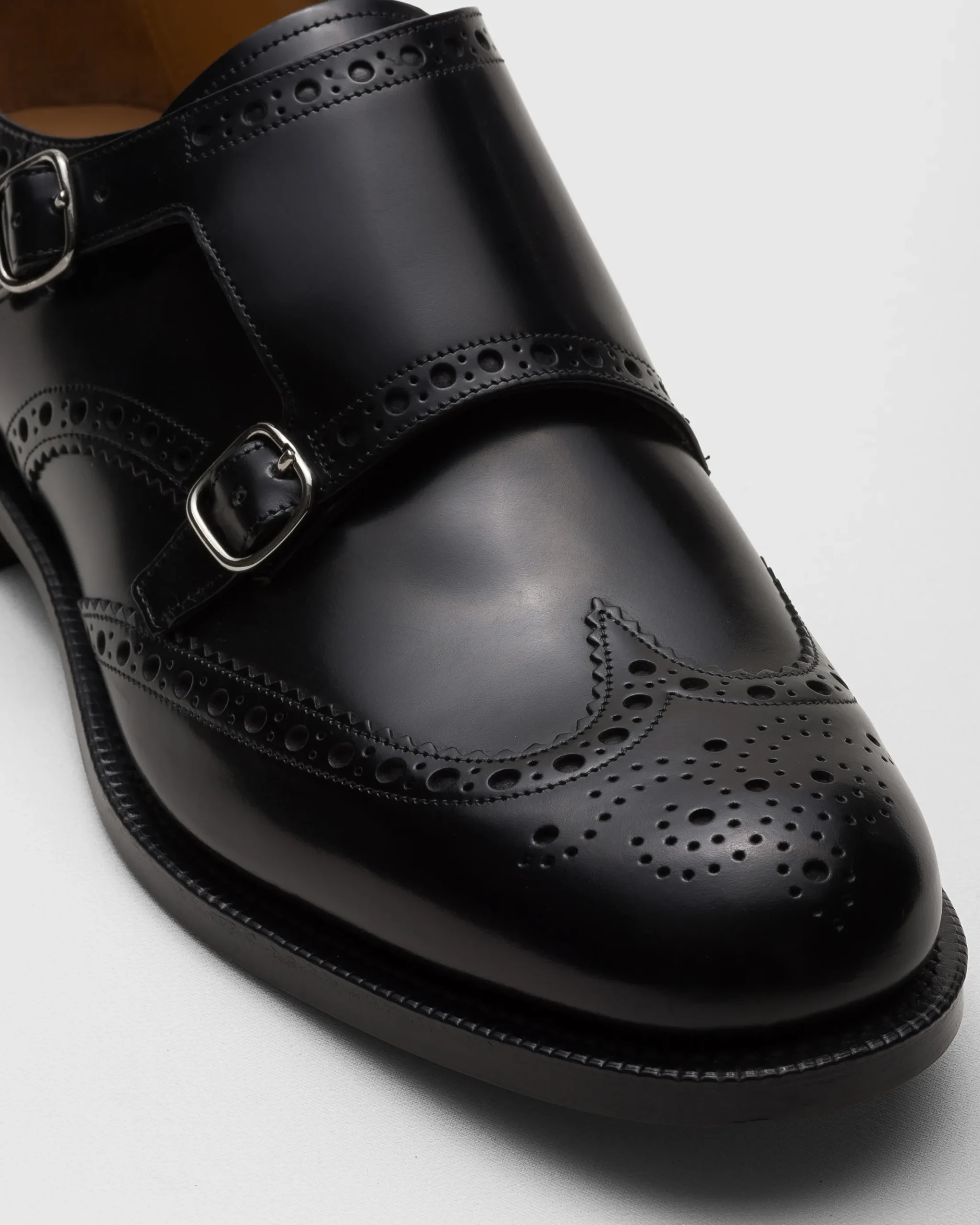 Pitchford - Polished Binder Monk Strap Brogue