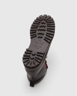 Poulton - Fumé Brushed Leather Lace-up Boot