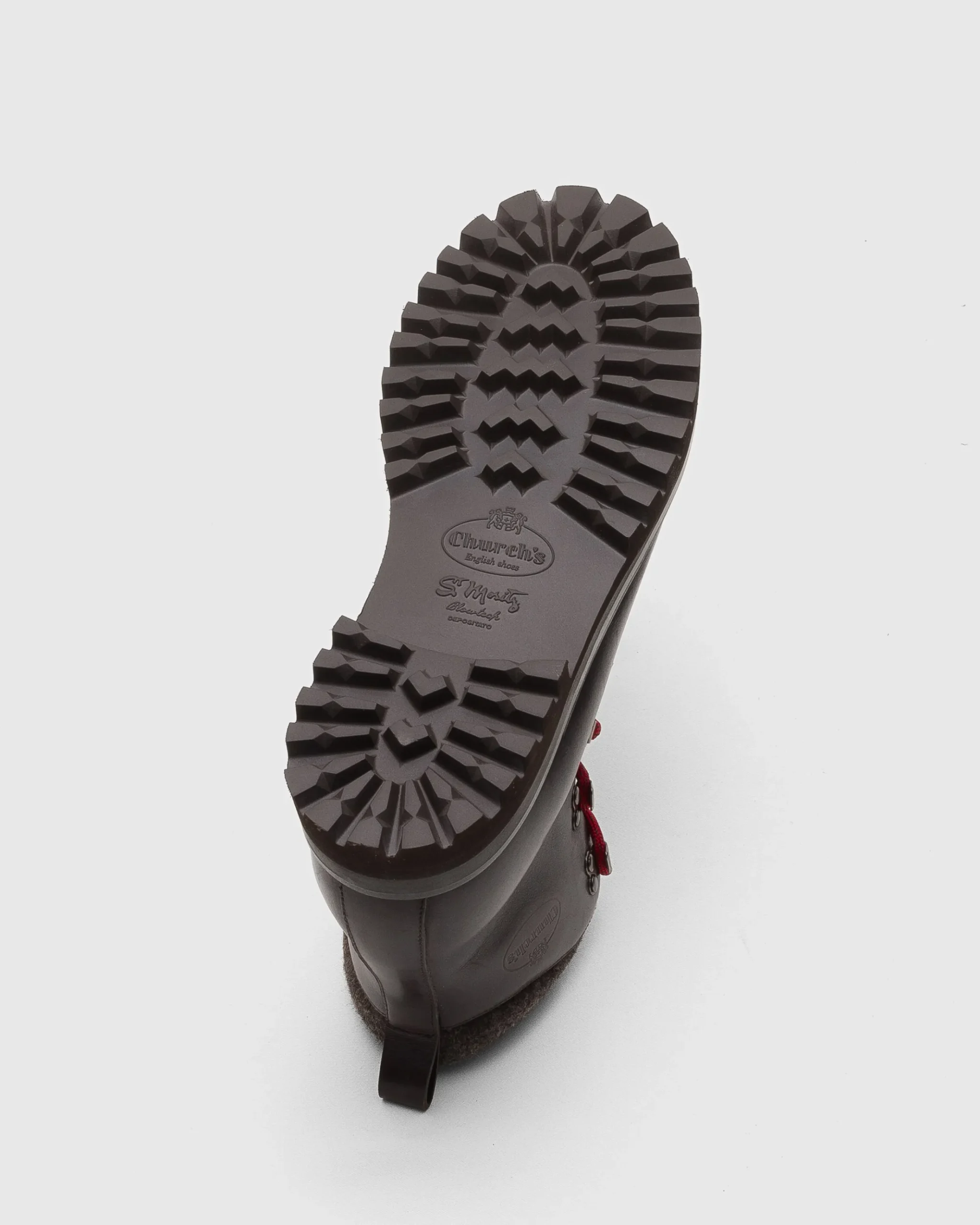 Poulton - Fumé Brushed Leather Lace-up Boot