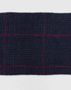 Prince of Wales Wool Long Socks - Prince of Wales Wool Long Socks