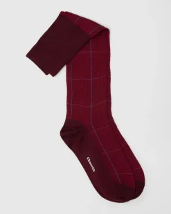 Prince of Wales Wool Long Socks - Prince of Wales Wool Long Socks