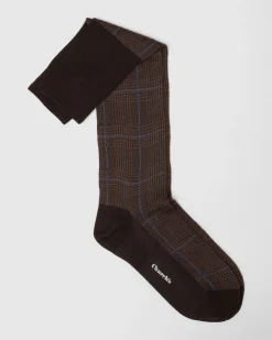 Prince of Wales Wool Long Socks - Prince of Wales Wool Long Socks