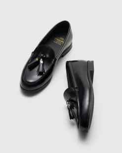 Priscilla - Polished Fumé Leather Loafer