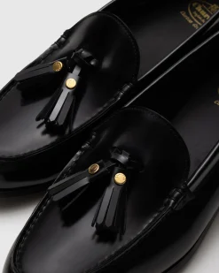 Priscilla - Polished Fumé Leather Loafer