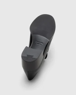 Prudence - Polished Fumé Leather Loafer
