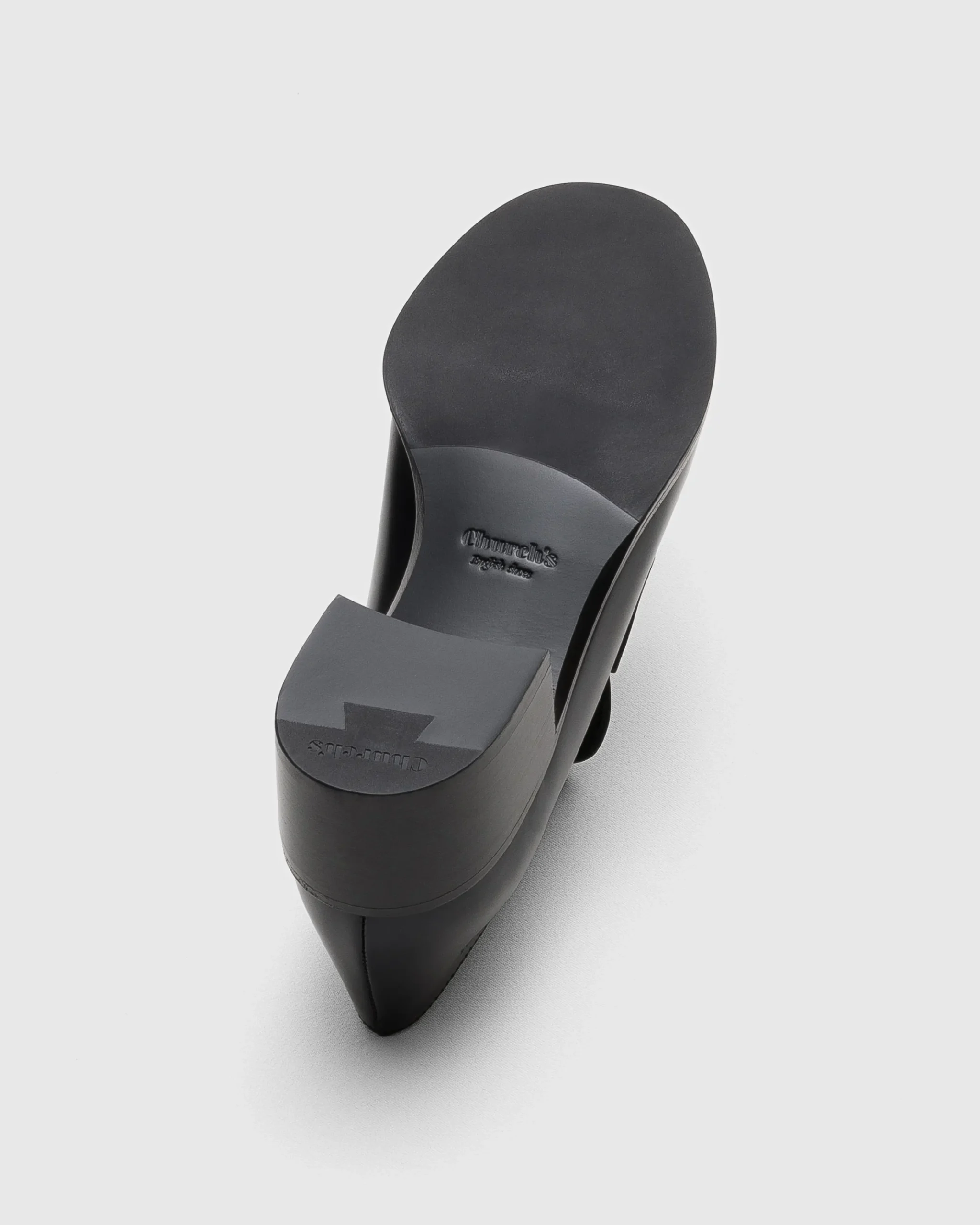 Prudence - Polished Fumé Leather Loafer