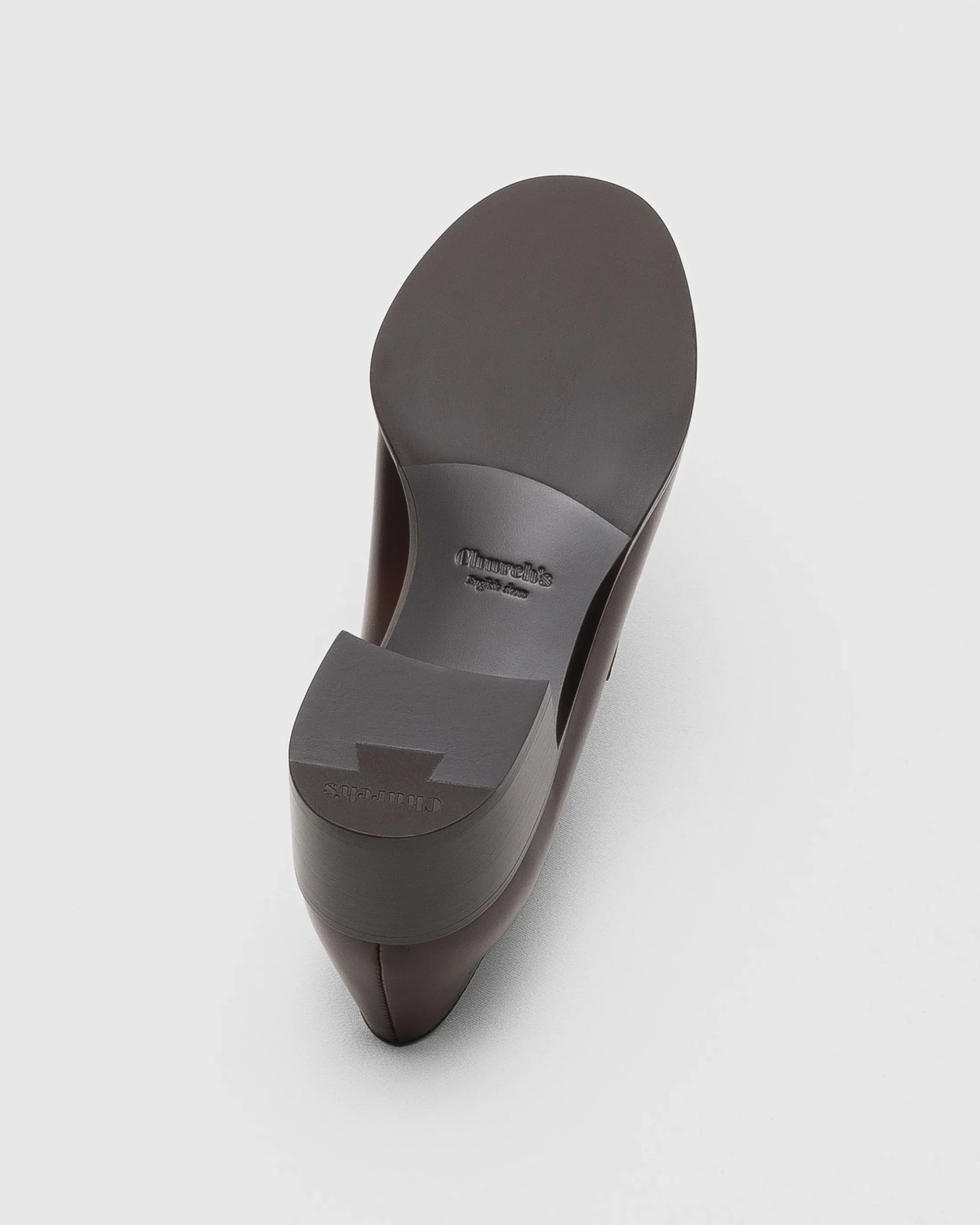 Prudence - Polished Fumé Leather Loafer