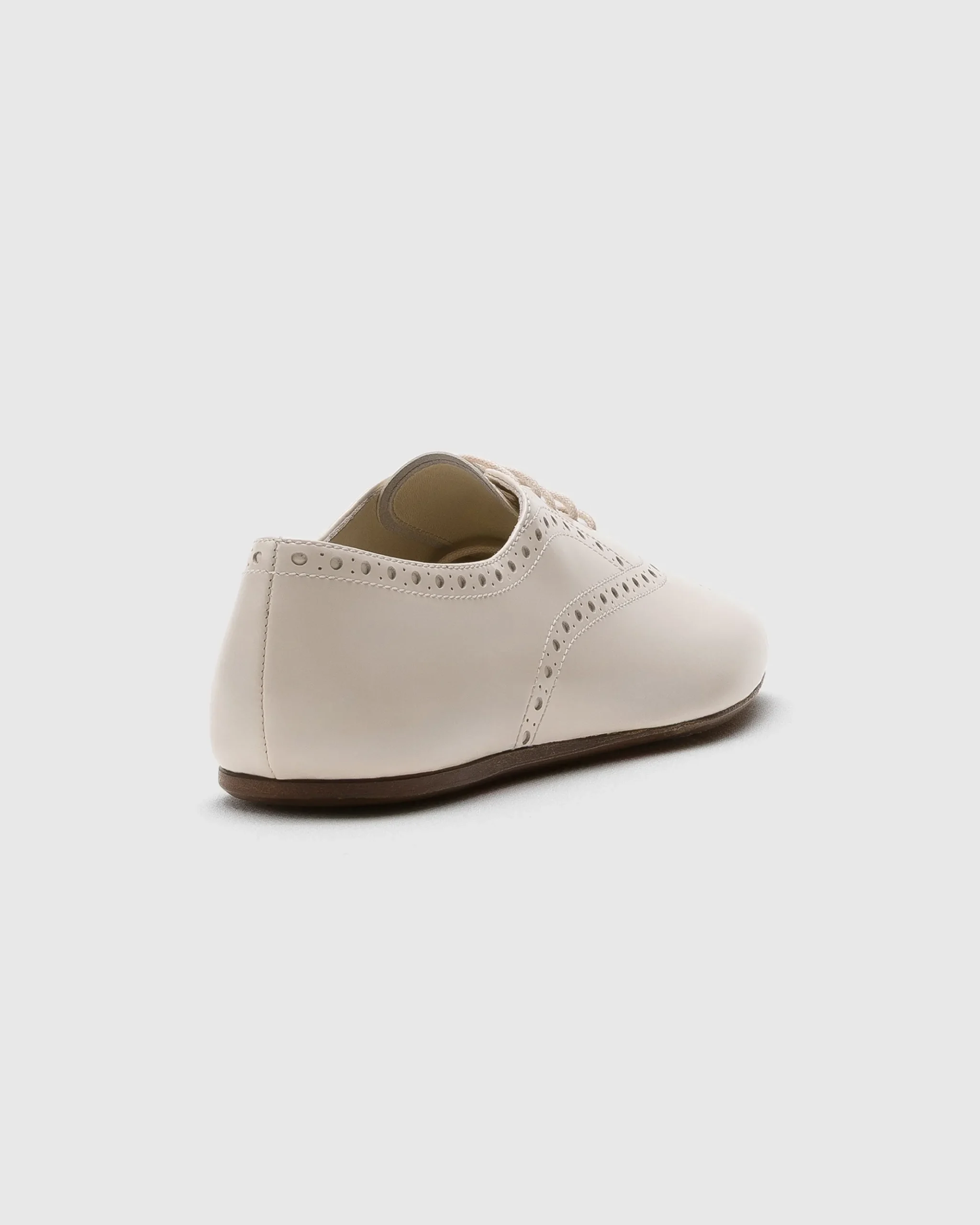 Rebecca - Polished Fumé Leather Oxford Brogue