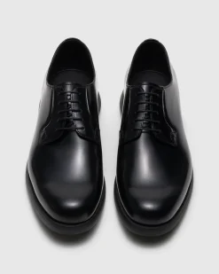 Redruth - Roadrunner Polished Fumé Leather Derby