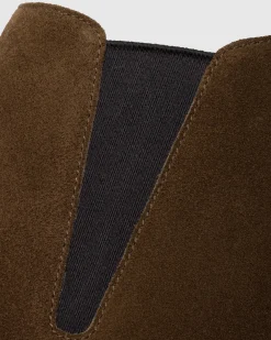 Reigate - Antiqued Suede Chelsea Boot