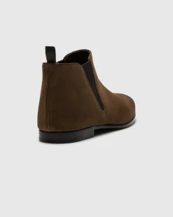 Reigate - Antiqued Suede Chelsea Boot
