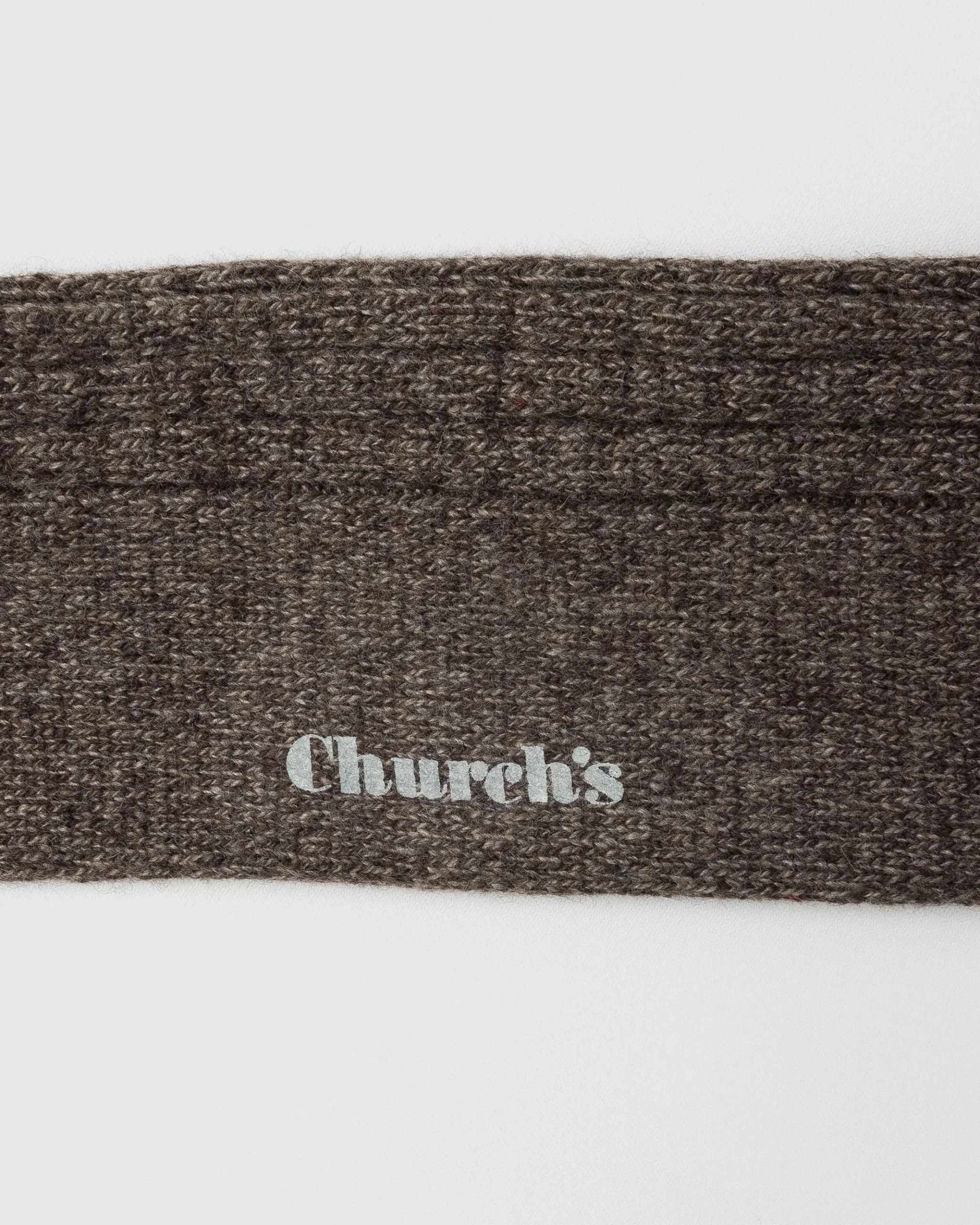 Ribbed Long Socks with Cashmere - Ribbed Long Socks with Cashmere