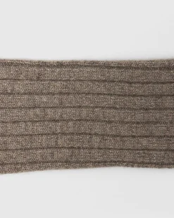 Ribbed Socks with Cashmere - Ribbed Socks with Cashmere