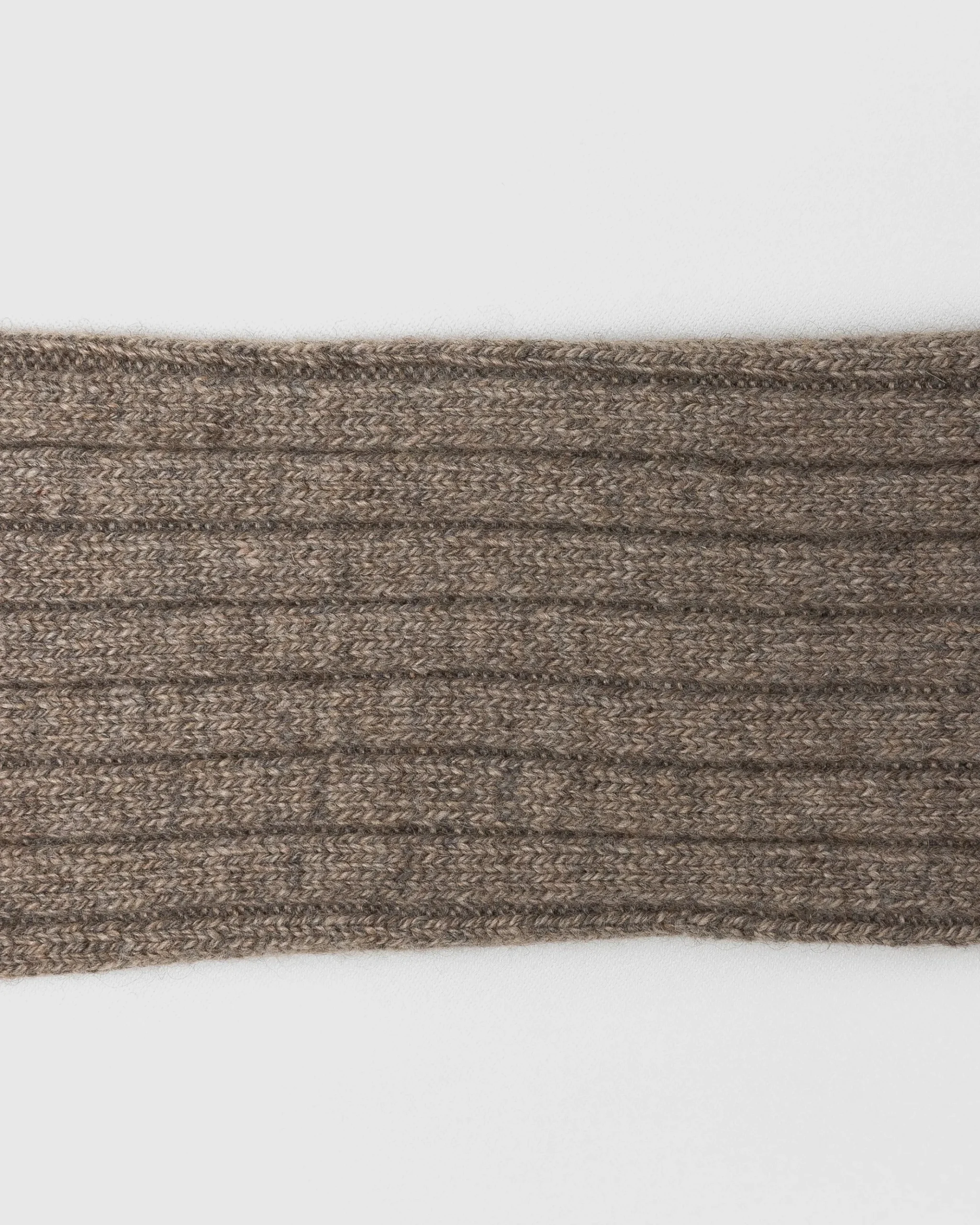 Ribbed Socks with Cashmere - Ribbed Socks with Cashmere