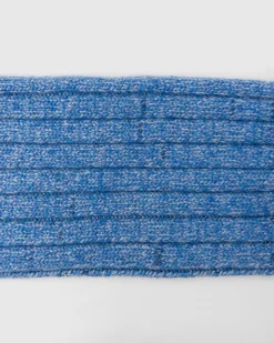 Ribbed Socks with Cashmere - Ribbed Socks with Cashmere