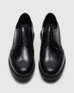 Ringmer - Roadrunner Polished Fumé Leather Derby Brogue