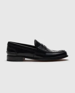 Robin - Polished Fumé Leather Loafer Brogue