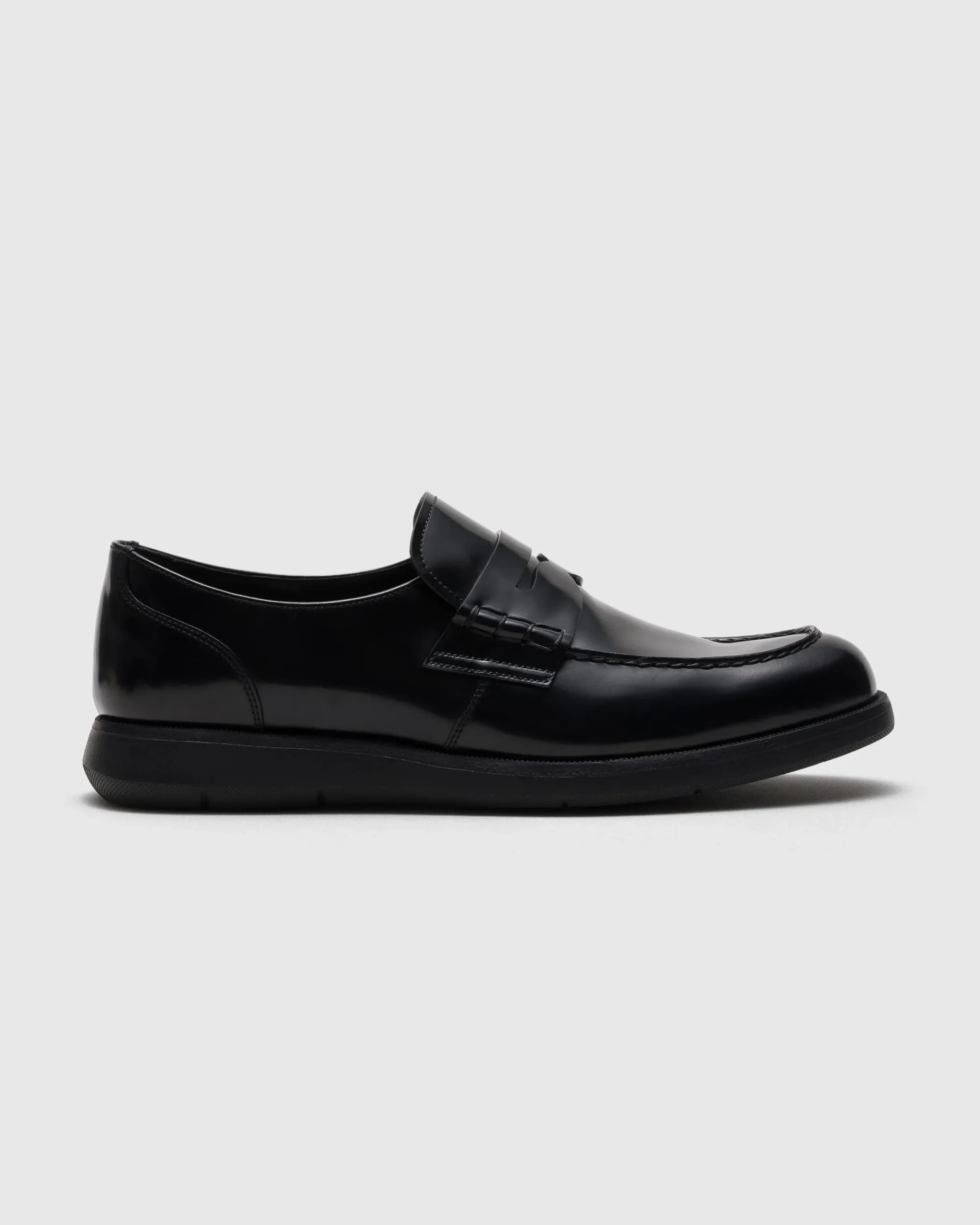 Rock Ferry - Roadrunner Polished Fumé Leather Loafer