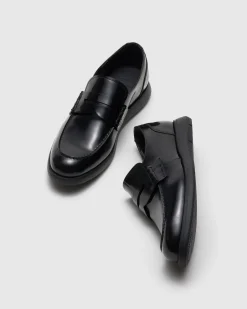 Rock Ferry - Roadrunner Polished Fumé Leather Loafer