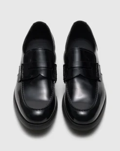 Rock Ferry - Roadrunner Polished Fumé Leather Loafer
