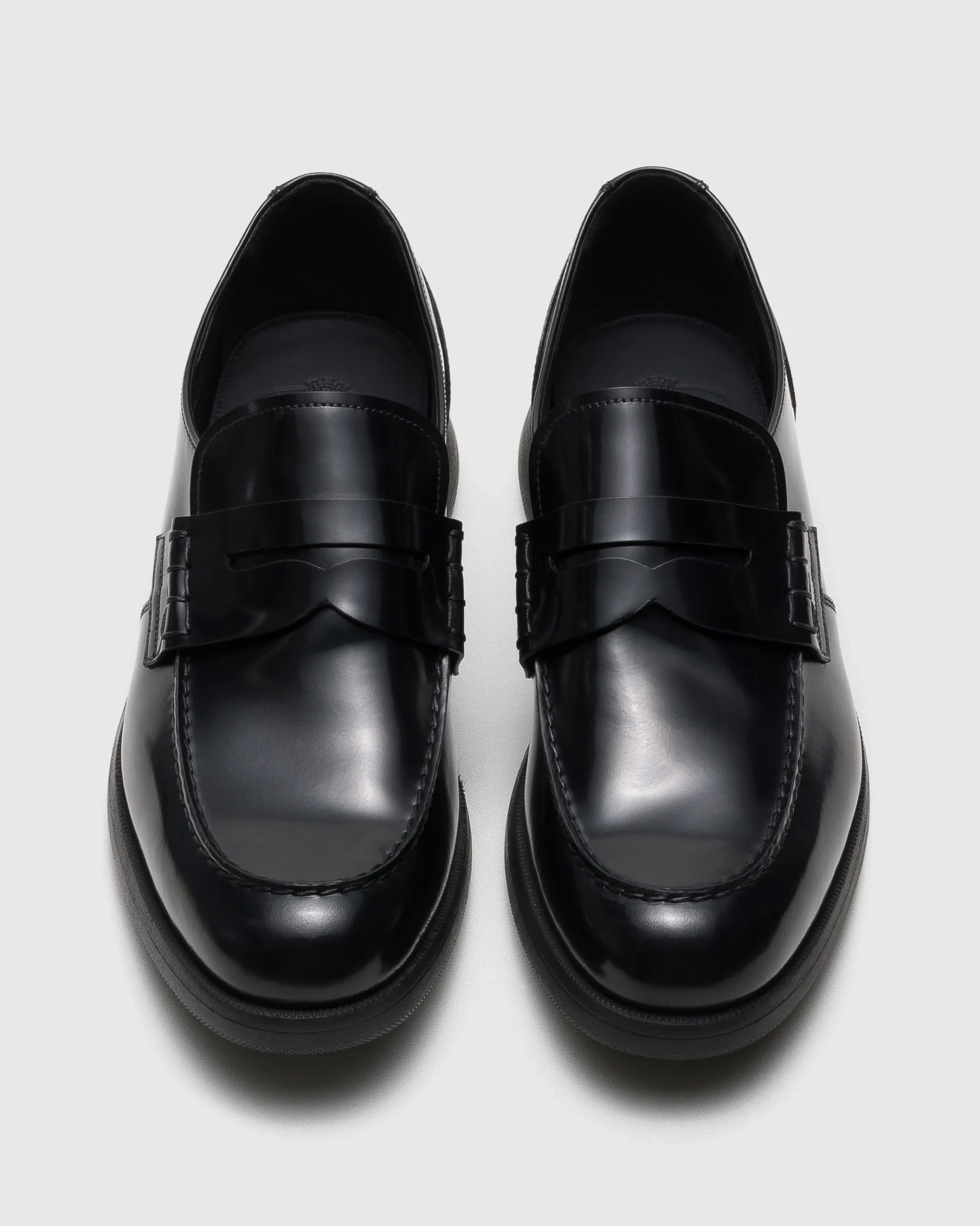 Rock Ferry - Roadrunner Polished Fumé Leather Loafer