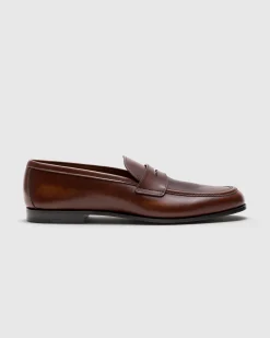 Rother - Fumé Brushed Leather Loafer