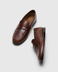 Rother - Fumé Brushed Leather Loafer