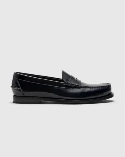 Rowley - Polished Fumé Leather Loafer
