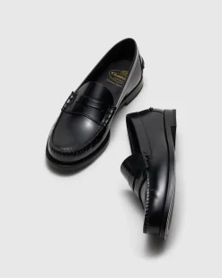 Rowley - Polished Fumé Leather Loafer