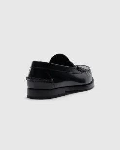 Rowley - Polished Fumé Leather Loafer