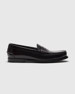 Rowley - Polished Fumé Leather Loafer