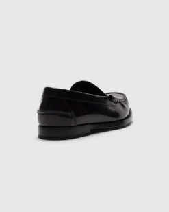 Rowley - Polished Fumé Leather Loafer