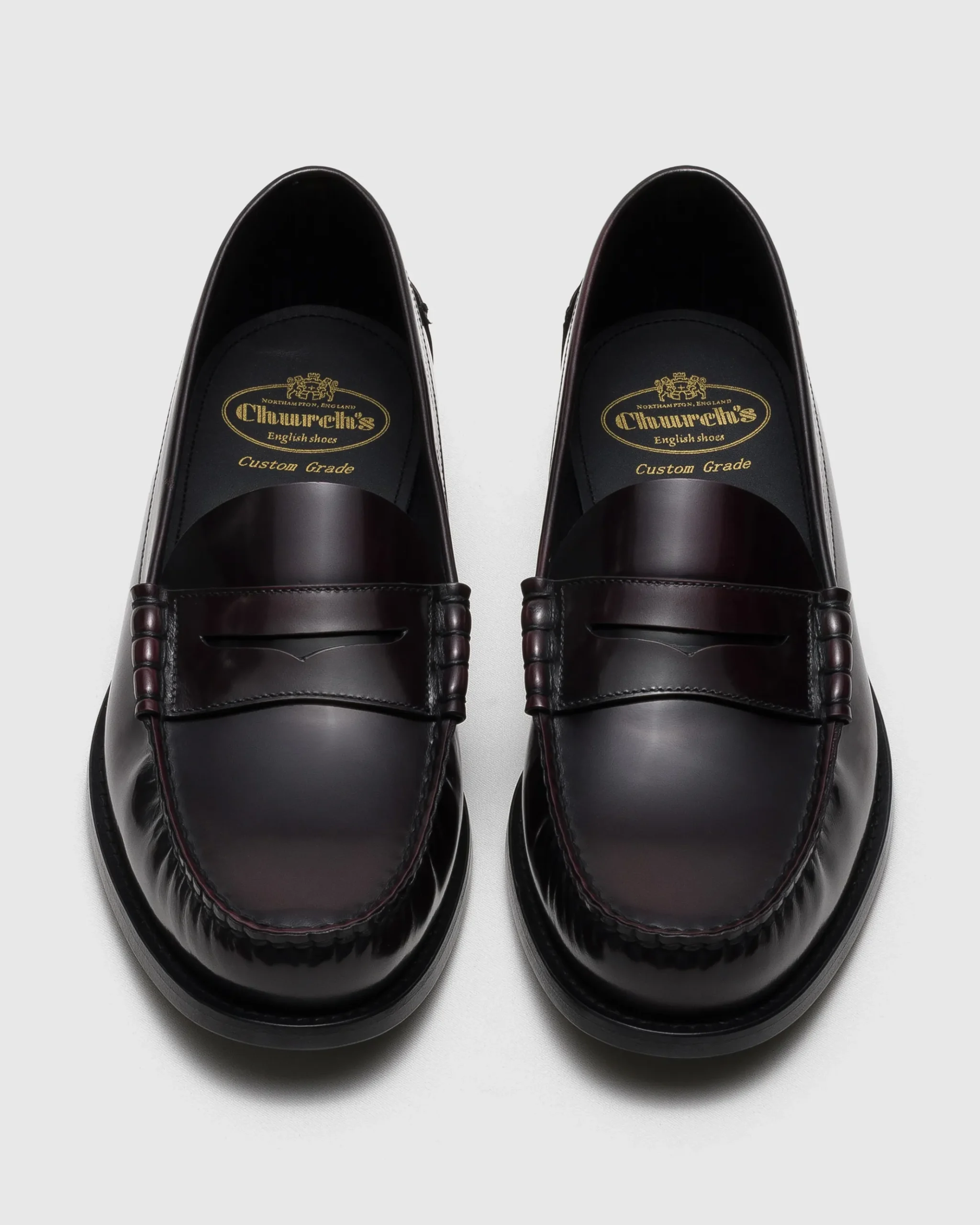 Rowley - Polished Fumé Leather Loafer