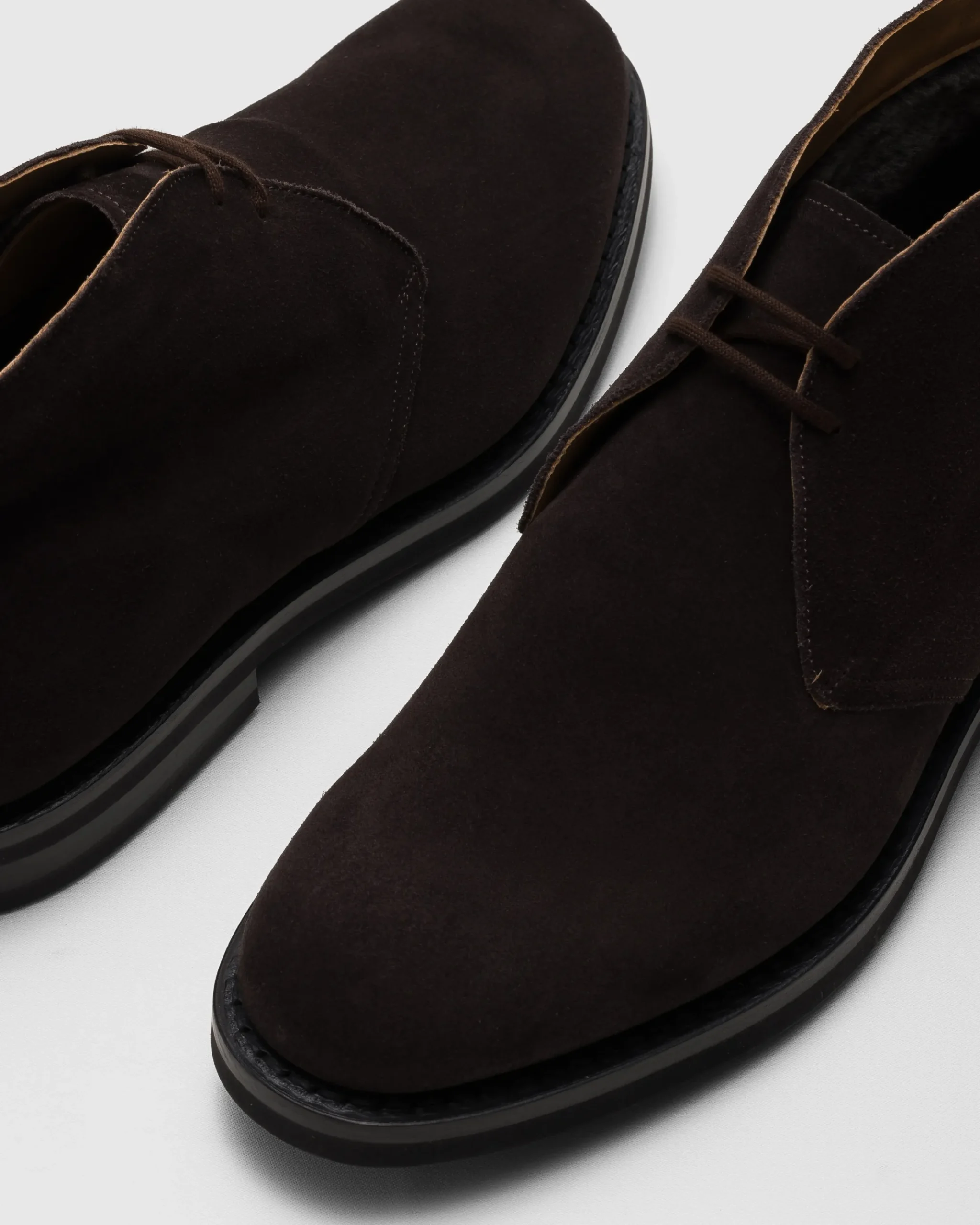Ryder Fur Lw - Suede and Sheepskin Desert Boot